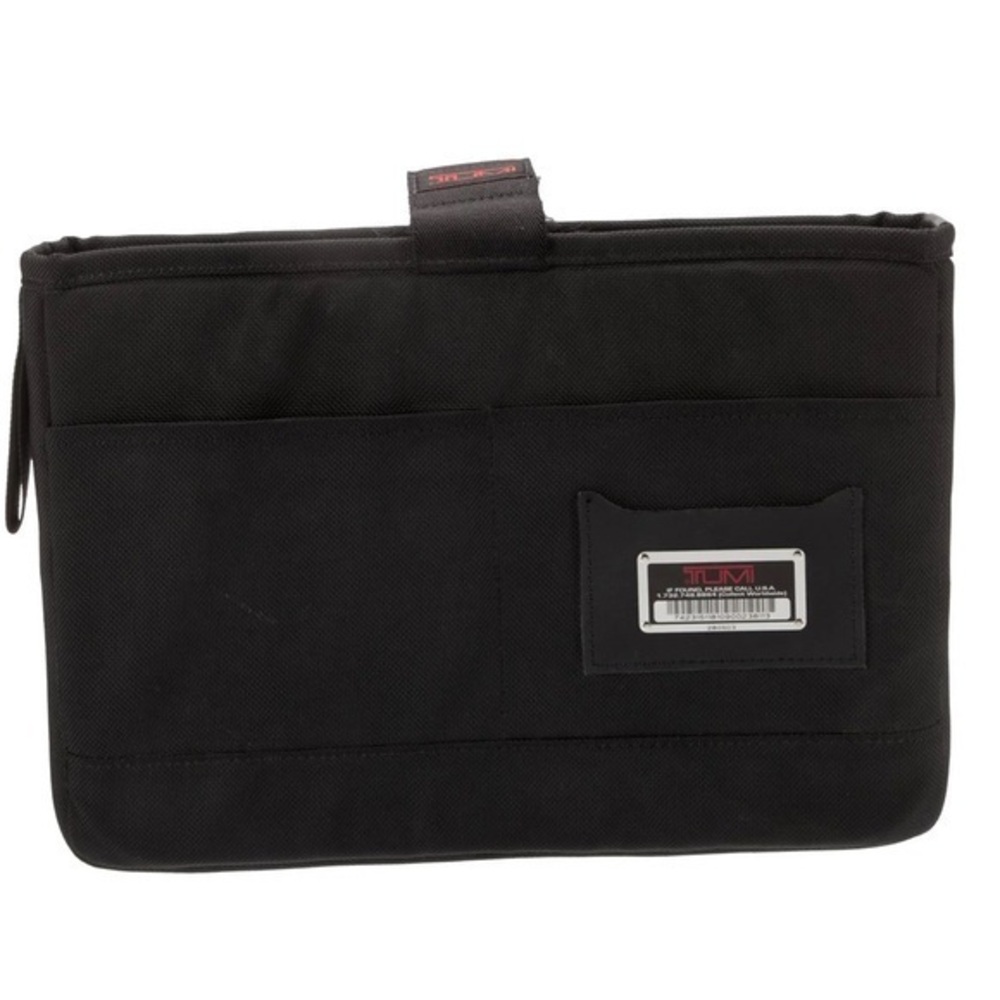 Tumi Padded Laptop Sleeve Insert Bag Black EUC